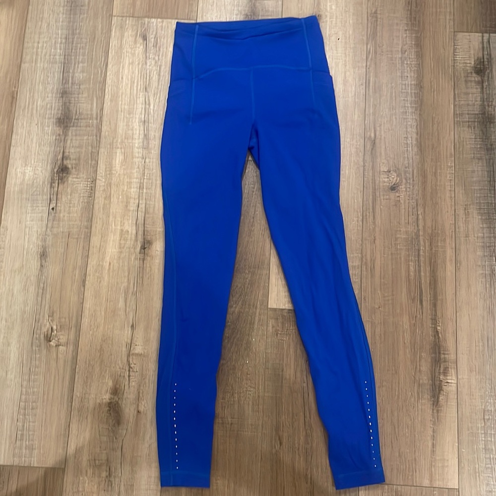 lululemon speed up royal blue tights